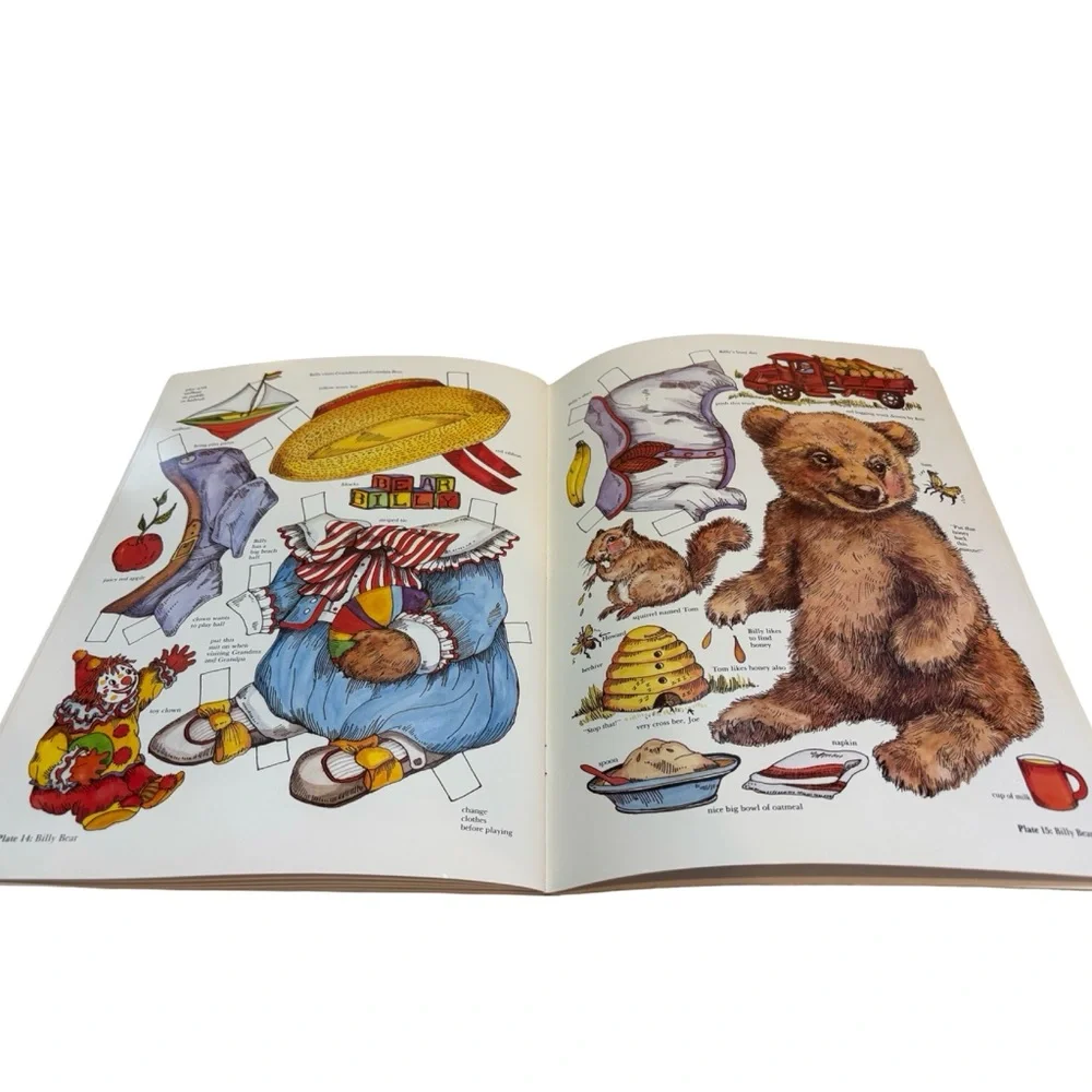 Vintage 1986 Victorian Pets Paper Dolls in Full Color Evelyn Gathings Dover Book